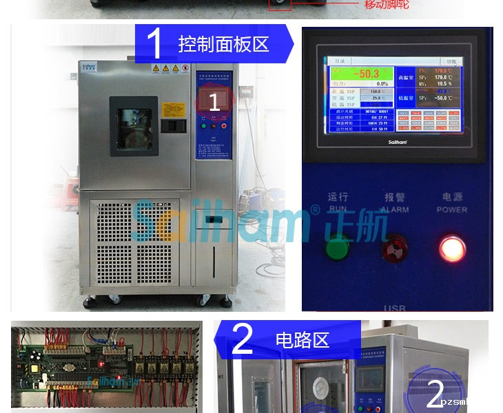 带操作手高低温试验箱高清图片